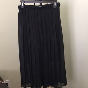 Mango long pleaded skirt